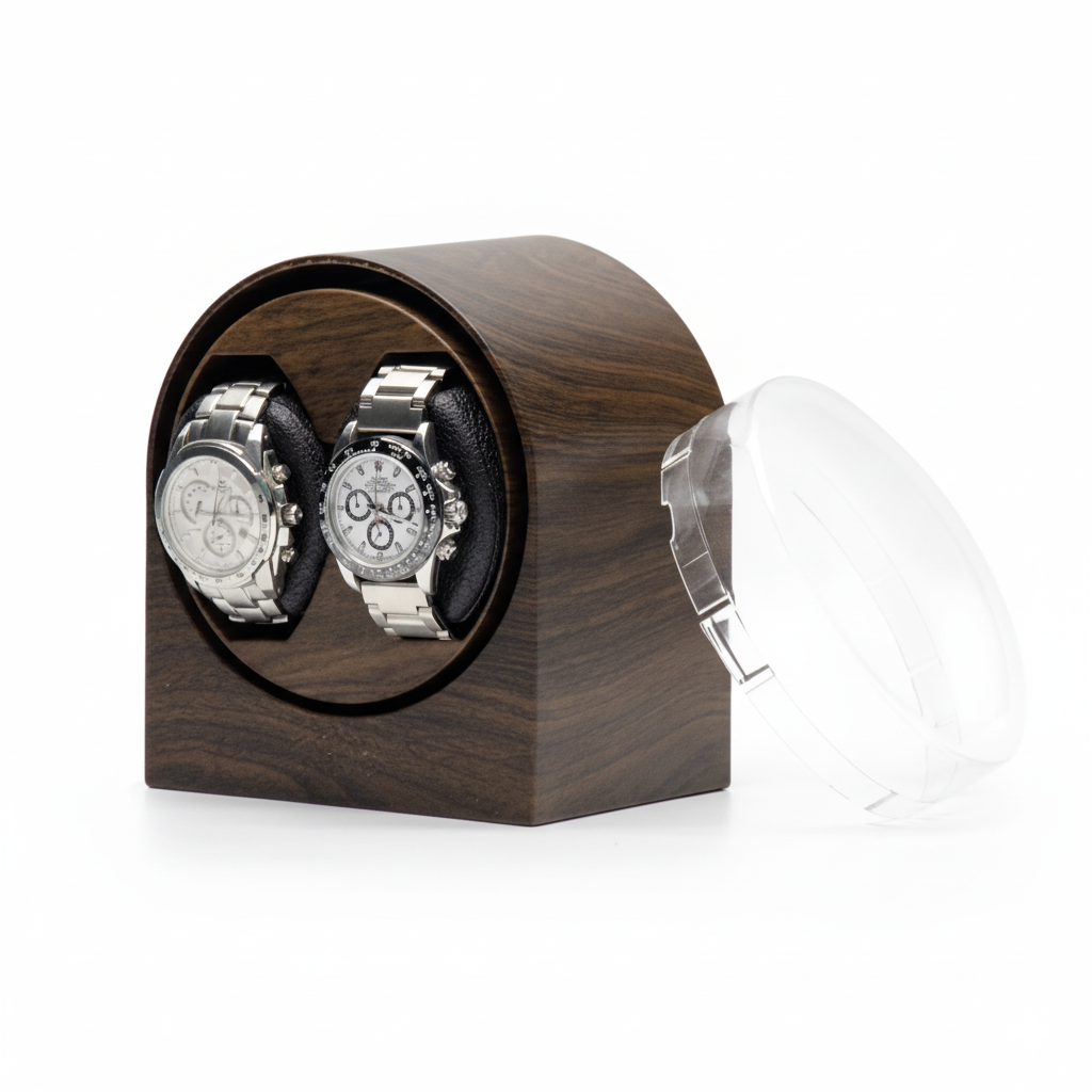 Remontoir Montre Bois 2 Places USB