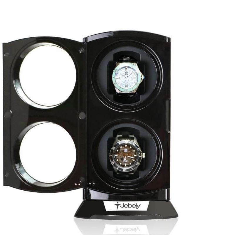 Remontoir Montre Automatique Double 2 Slots Noir