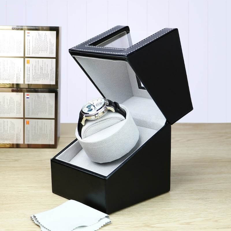 Remontoir Montre Automatique Cuir 1 Slot
