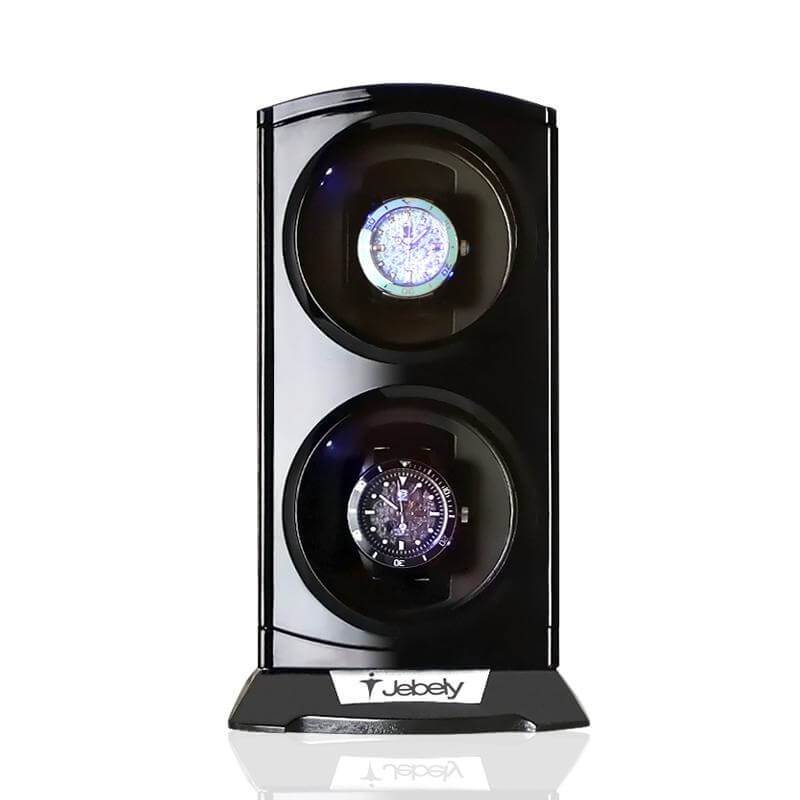 Remontoir Montre Automatique Double 2 Slots Noir