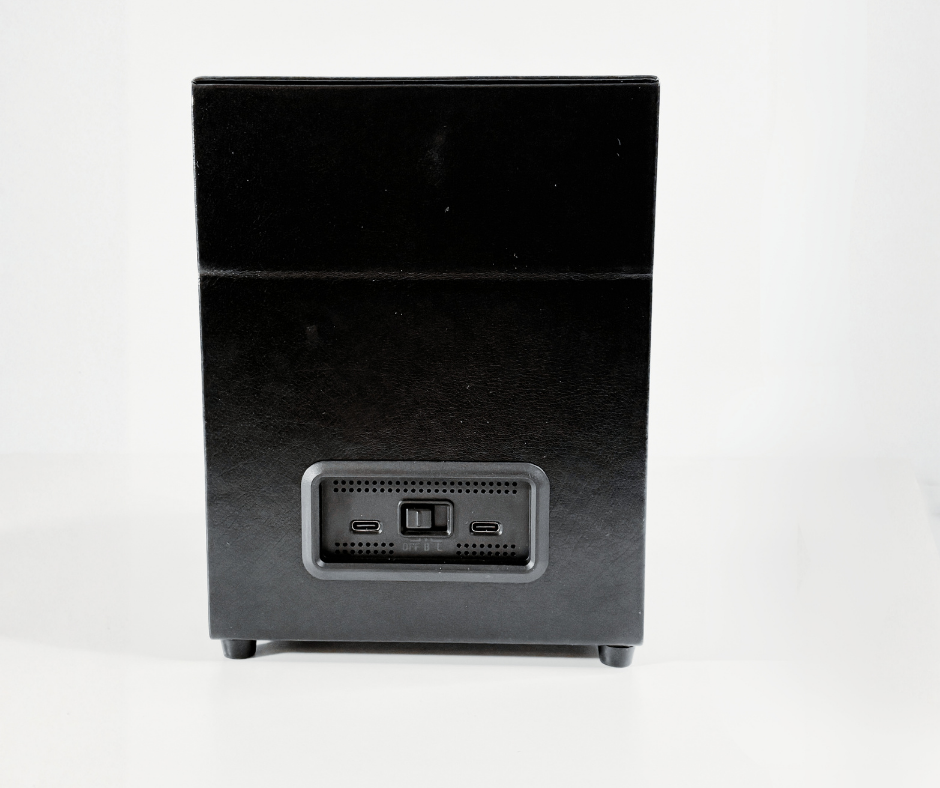 Remontoir Double Montres Cuir Silencieux Vitrine
