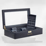 Coffre Fort Montre Bois Cuir 8 Places