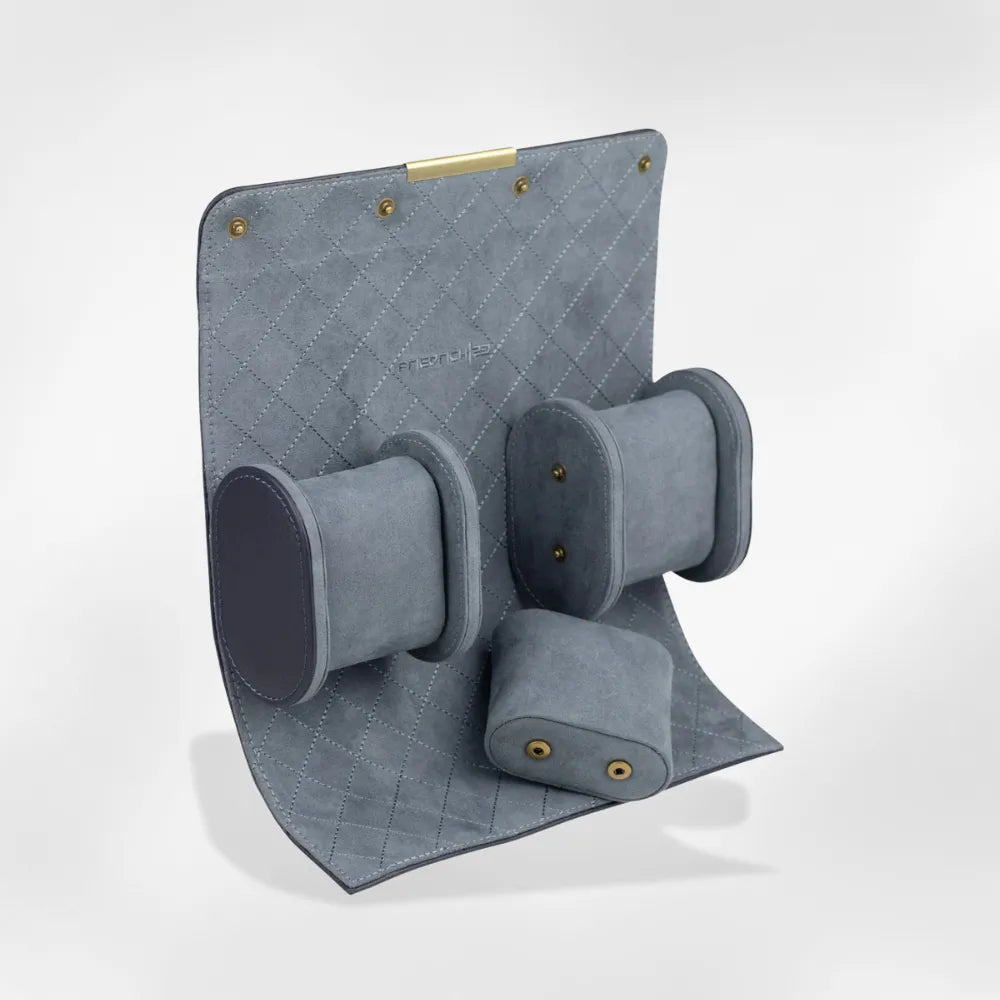 Étui Montres Cuir Luxe 3 Places Voyage