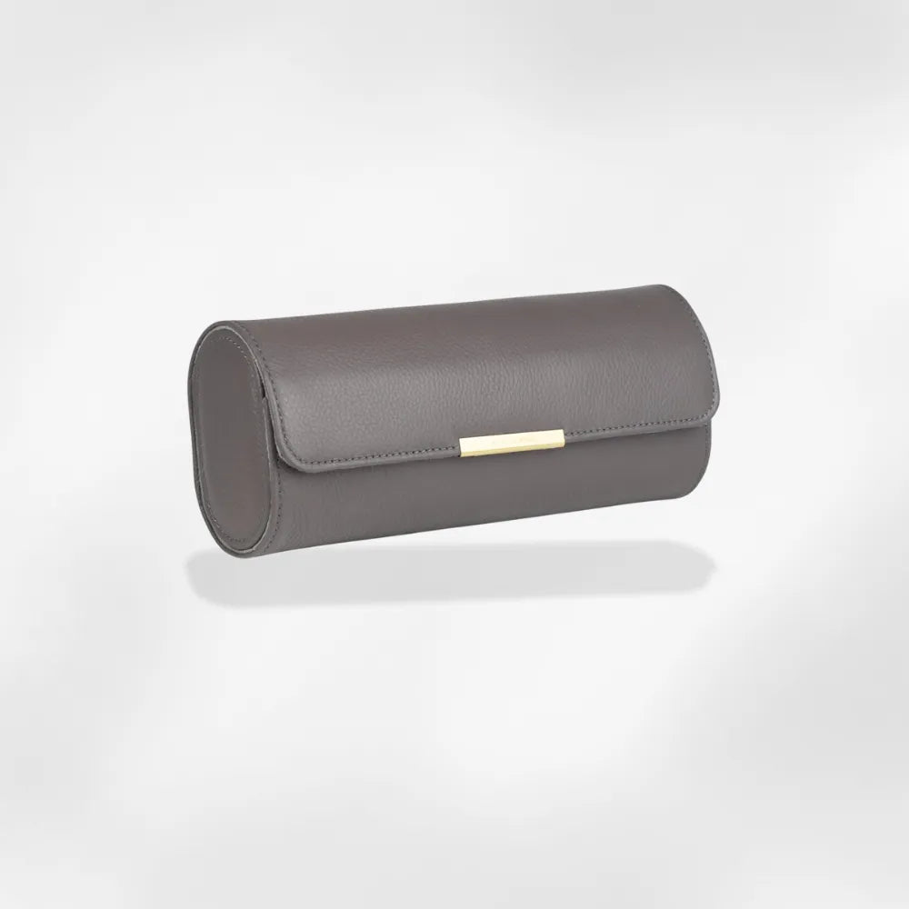 Étui Montres Cuir Luxe 3 Places Voyage