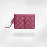 Pochette Bijoux Velours Matelassé Voyage