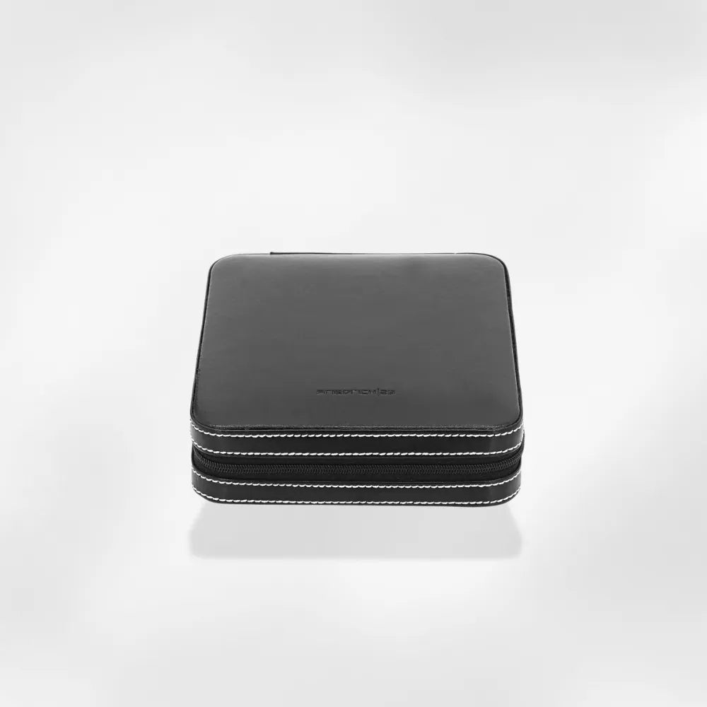 Boîte à Bijoux Cuir Velours Homme Compact