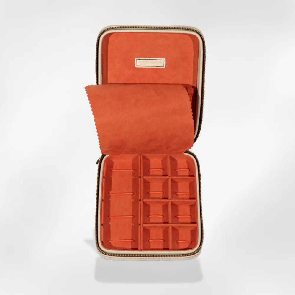 Étui Bijoux Cuir Voyage Homme Compact