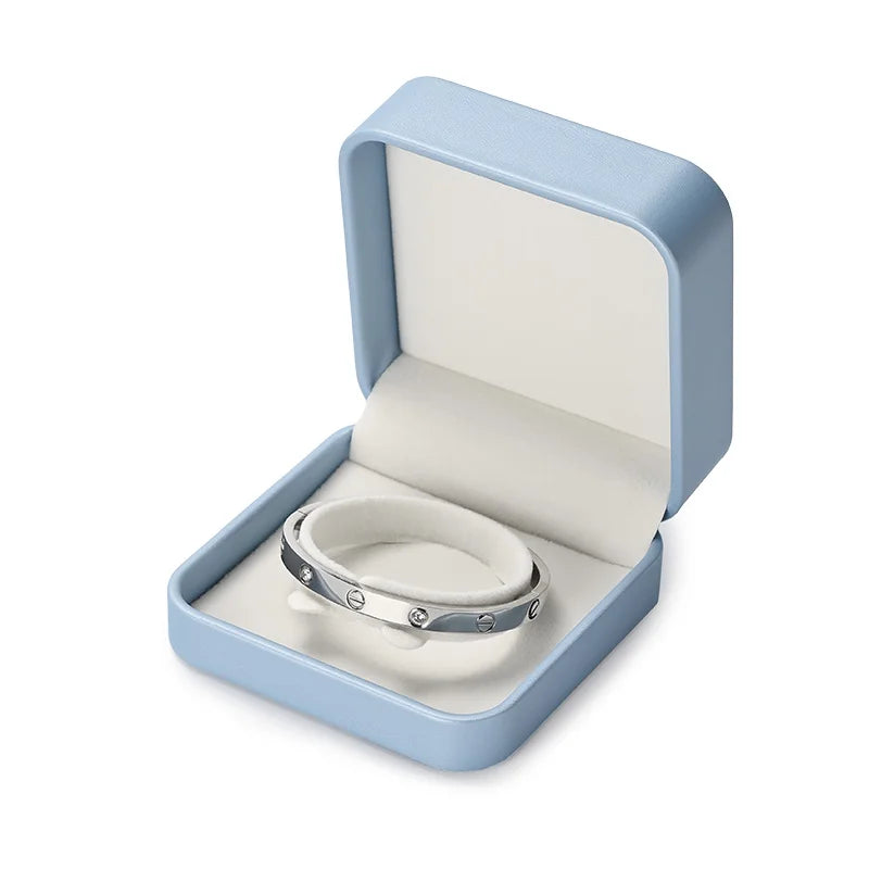 Boite Bijoux Cuir Mariage Bague Collier Multi Couleurs