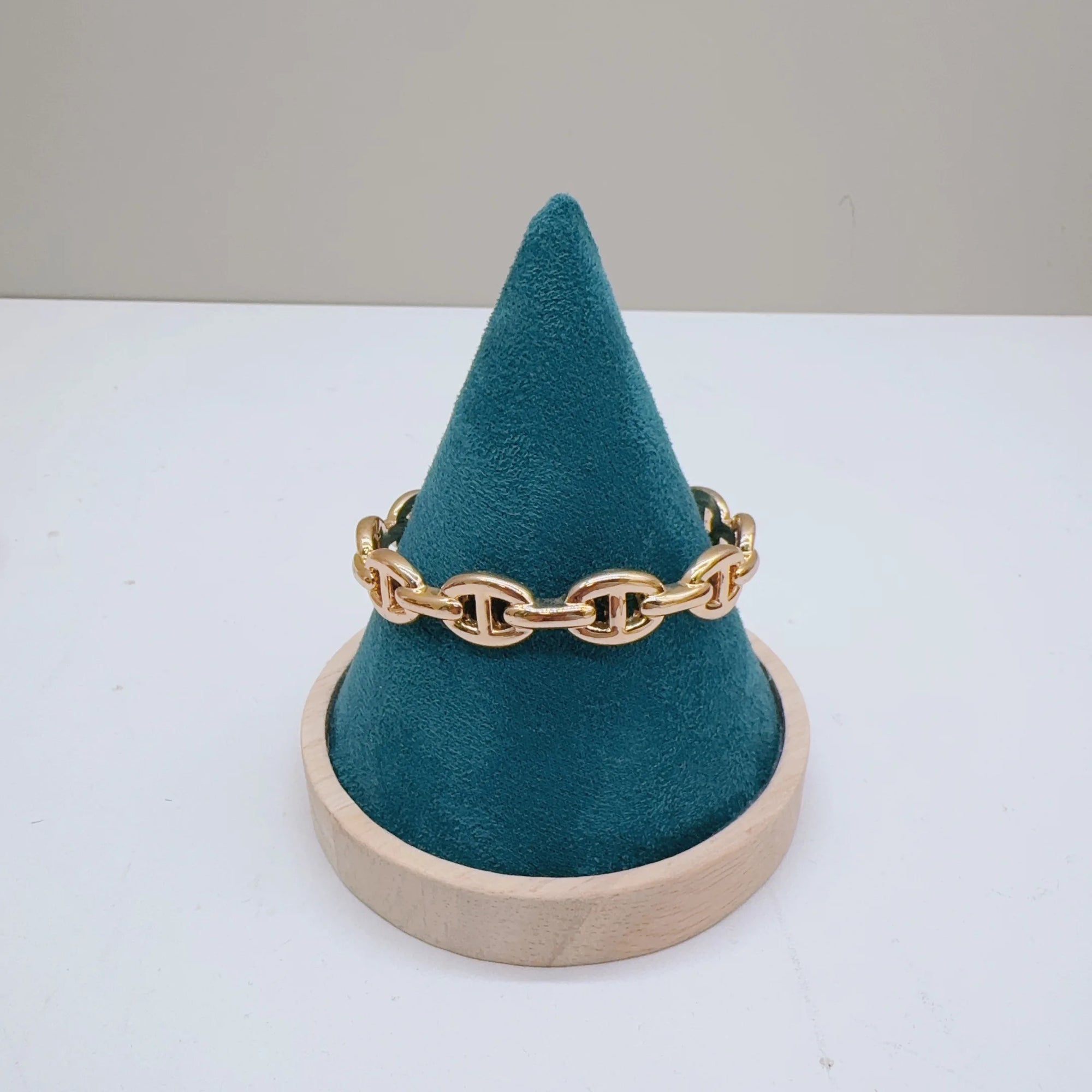 Présentoir Bois Cône Bague Bracelet Collier