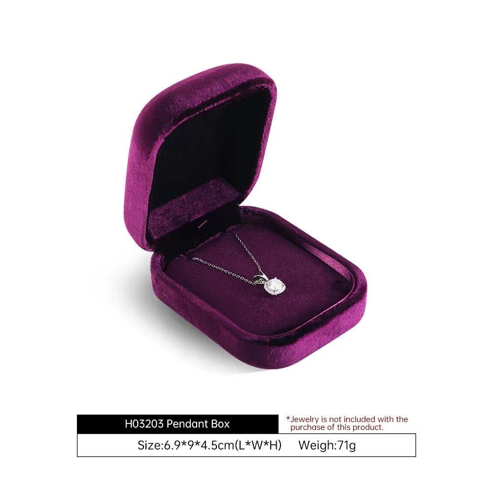 Boîte à Bijoux Velours Premium Rangement