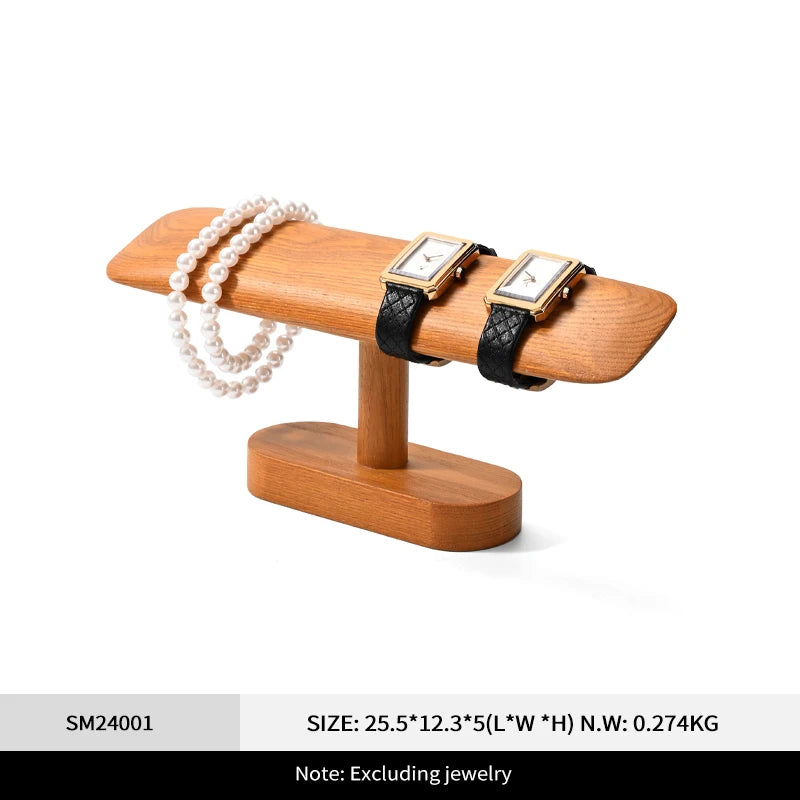 Présentoir Montre Bois Massif Organisateur Bracelet