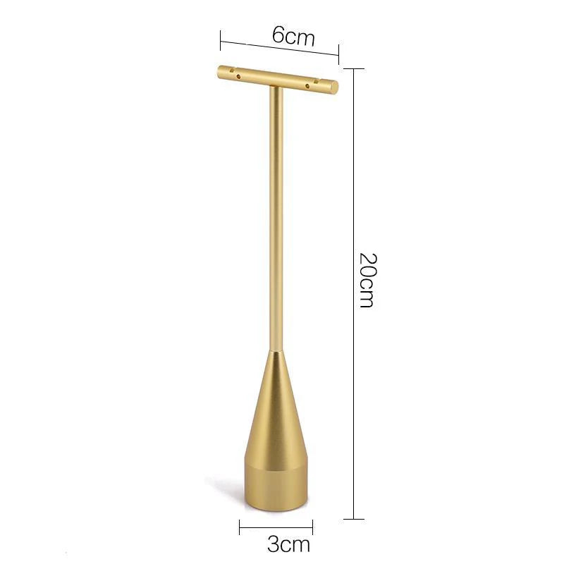 Support Collier Métal Barre en T Pendentifs Bijoux