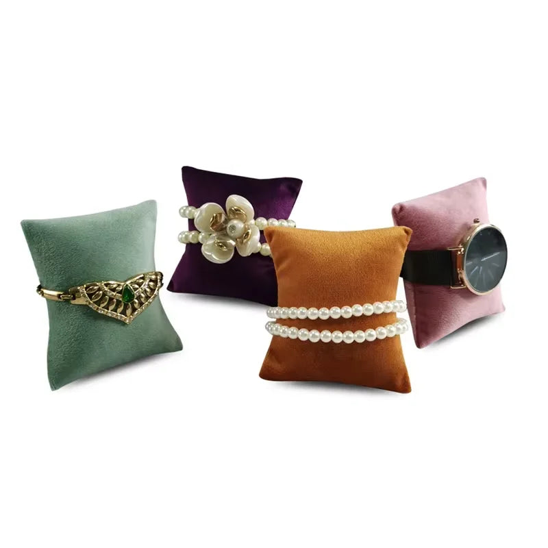 Coussin Velours Présentoir Montre Bracelet Bijoux