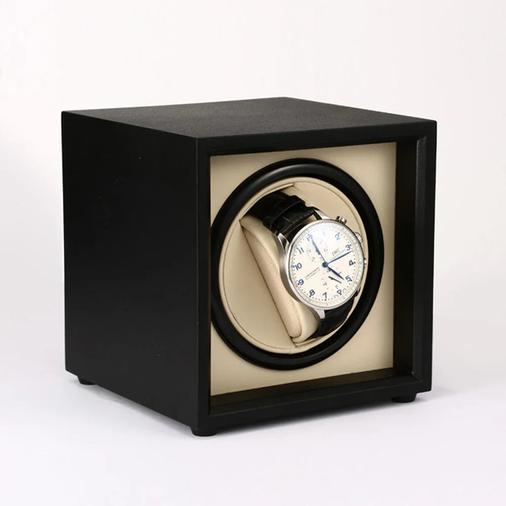Remontoir Montre Bois Compact Luxe Écrin