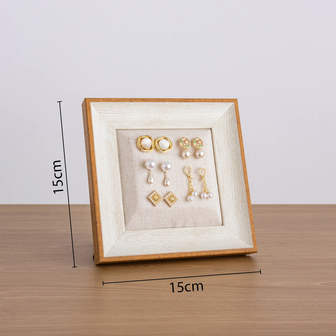Présentoir Boucles Oreilles Collier Mural Bois