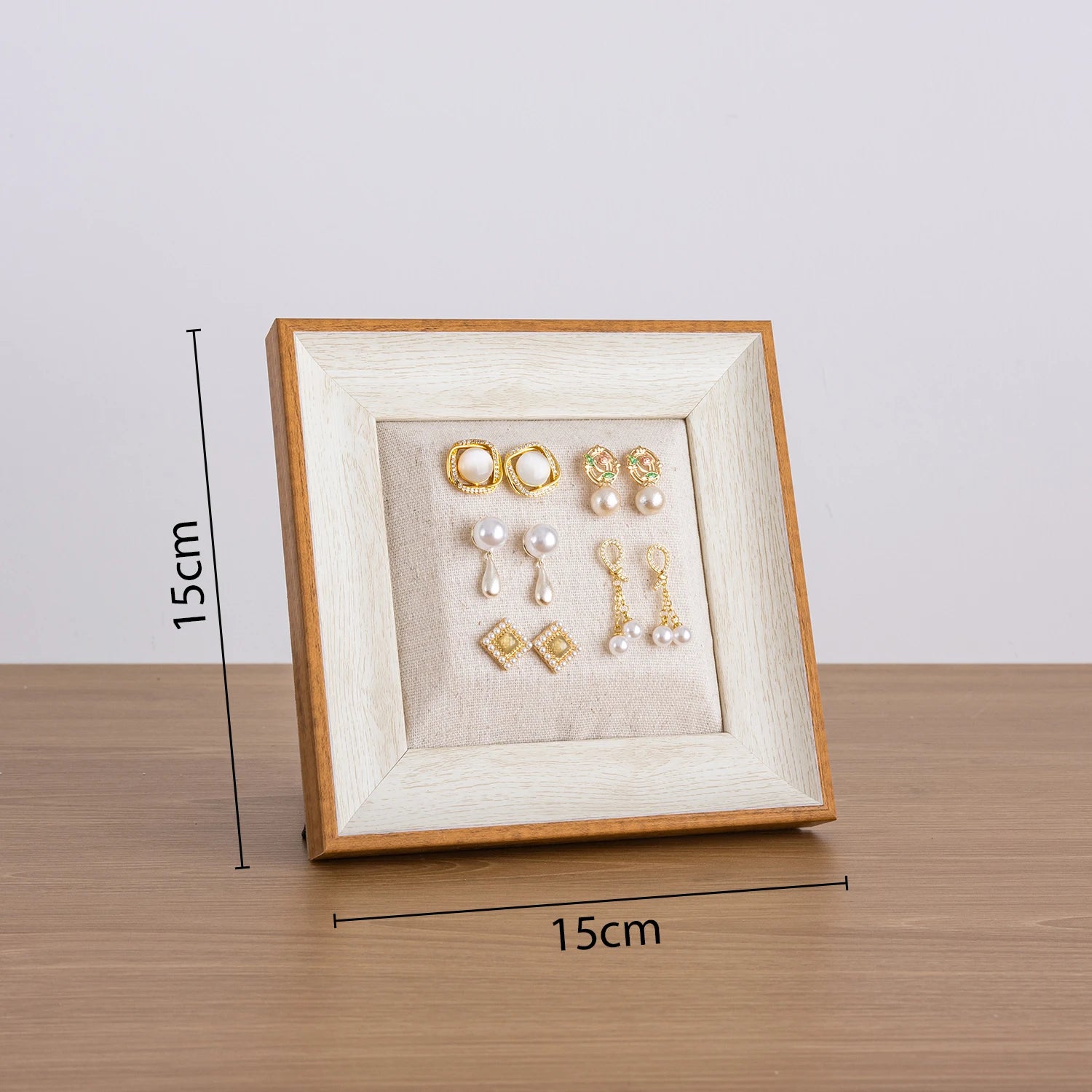 Présentoir Boucles Oreilles Collier Mural Bois