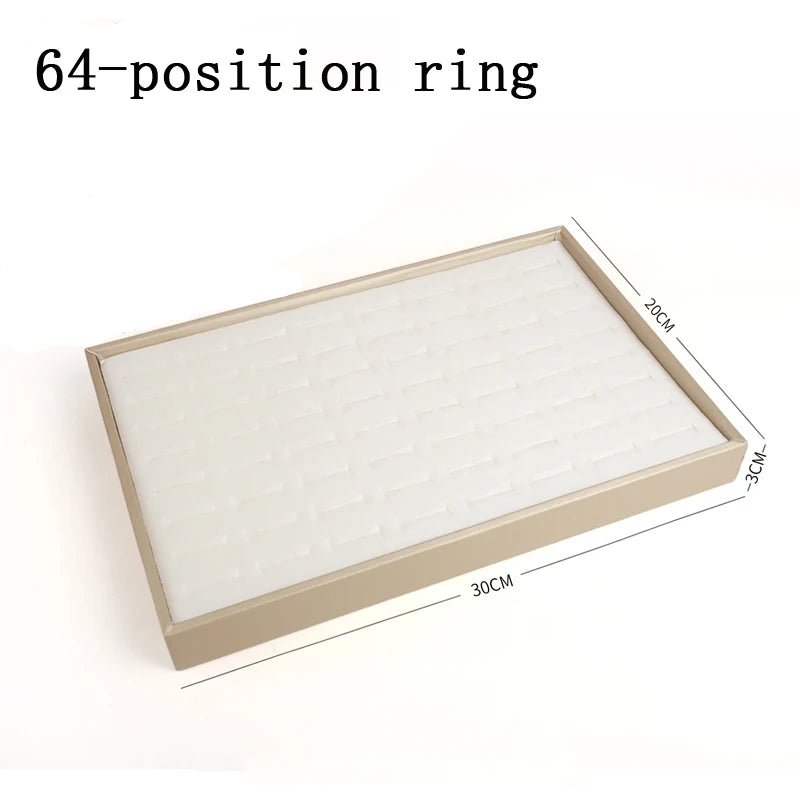 Plateau Bijoux Cuir Empilable Séparateurs Modulaire