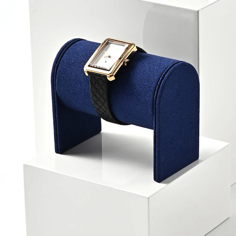 Présentoir Montre Microfibre Anti-Chocs Compact