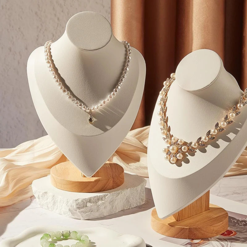 Présentoir Collier Beige