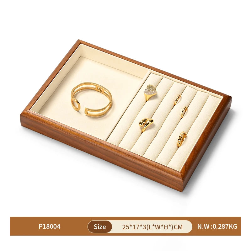 Boîte Bijoux Bois Multi-Compartiments Modulaire
