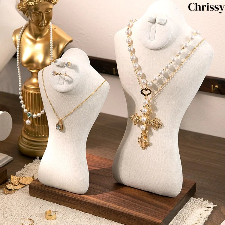 Présentoir Bijoux Bois Lin Royal Boutique