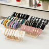 Présentoir Bracelet Bois Velours Cuir Forme T