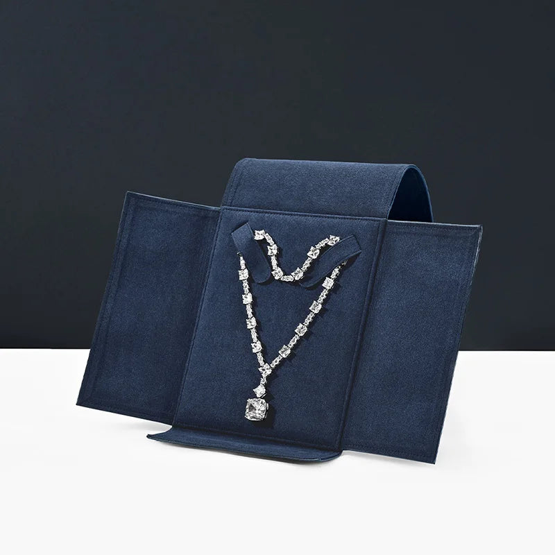 Pochette Collier Cuir Premium Voyage Bijoux