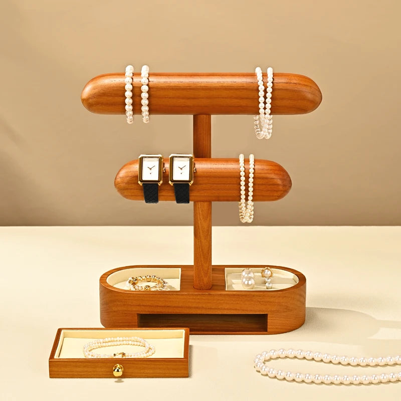 Présentoir Montre Bois Massif Organisateur Bracelet