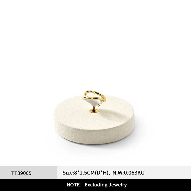 Presentoir Bijoux Beige Vitrine Collier Bague Bracelet