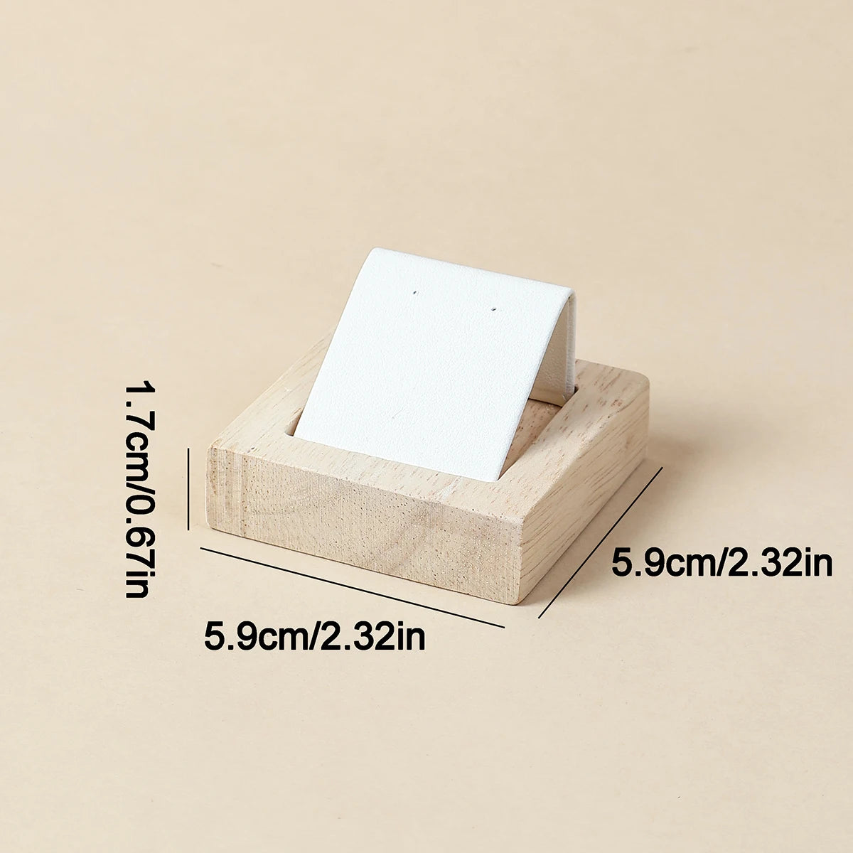 Presentoir Bracelet Collier Bois Blanc Multi-formes