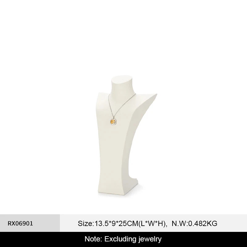 Buste Collier Velours Vitrine Bijouterie