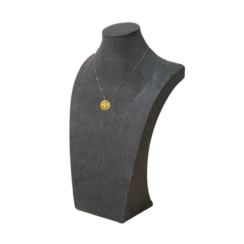 Présentoir Collier Velours Buste Compact
