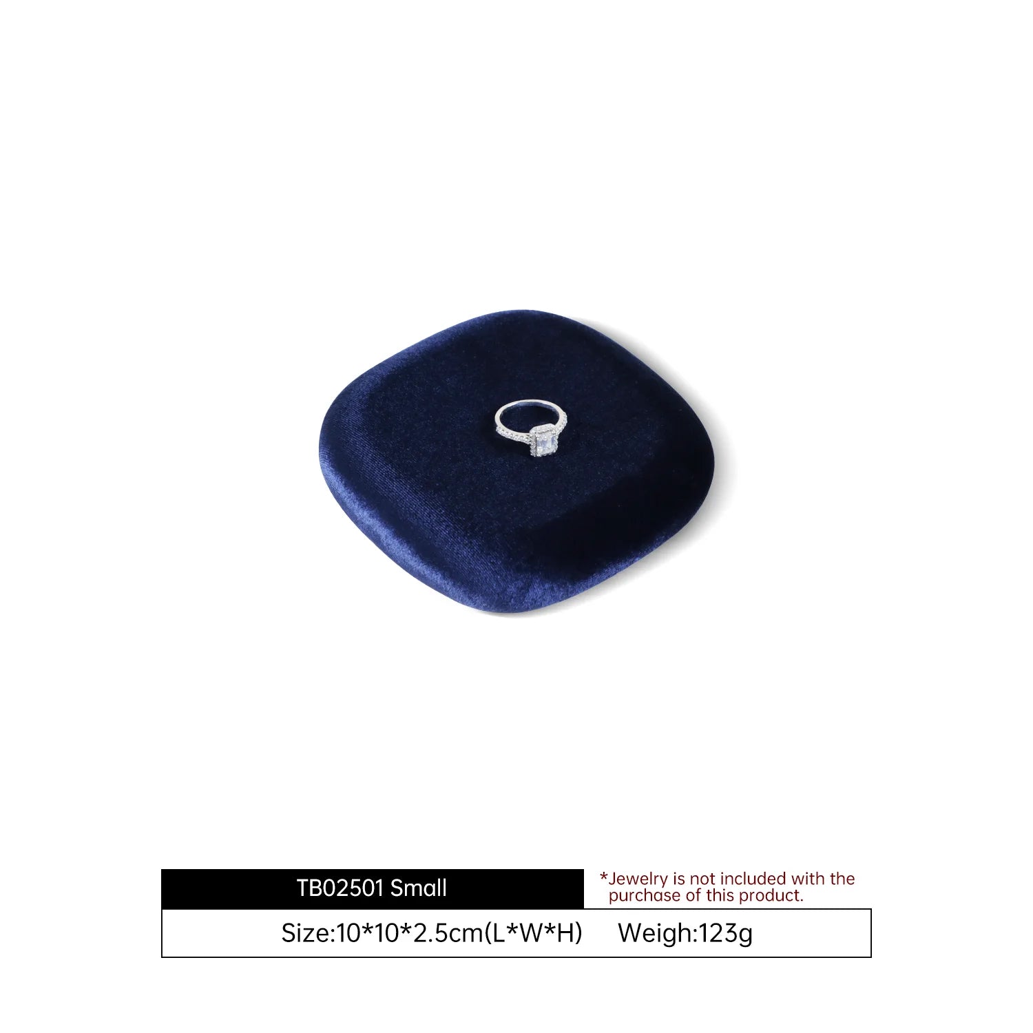 Plateau Bijoux Velours Multi-Compartiments Organisateur