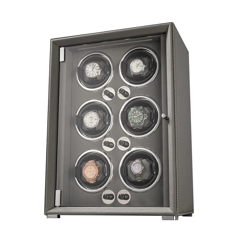 Coffre Fort Montre Cuir Remontoir Multi Emplacements