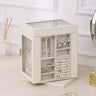 Armoire Bijoux Bois Blanche Éclat Élégant