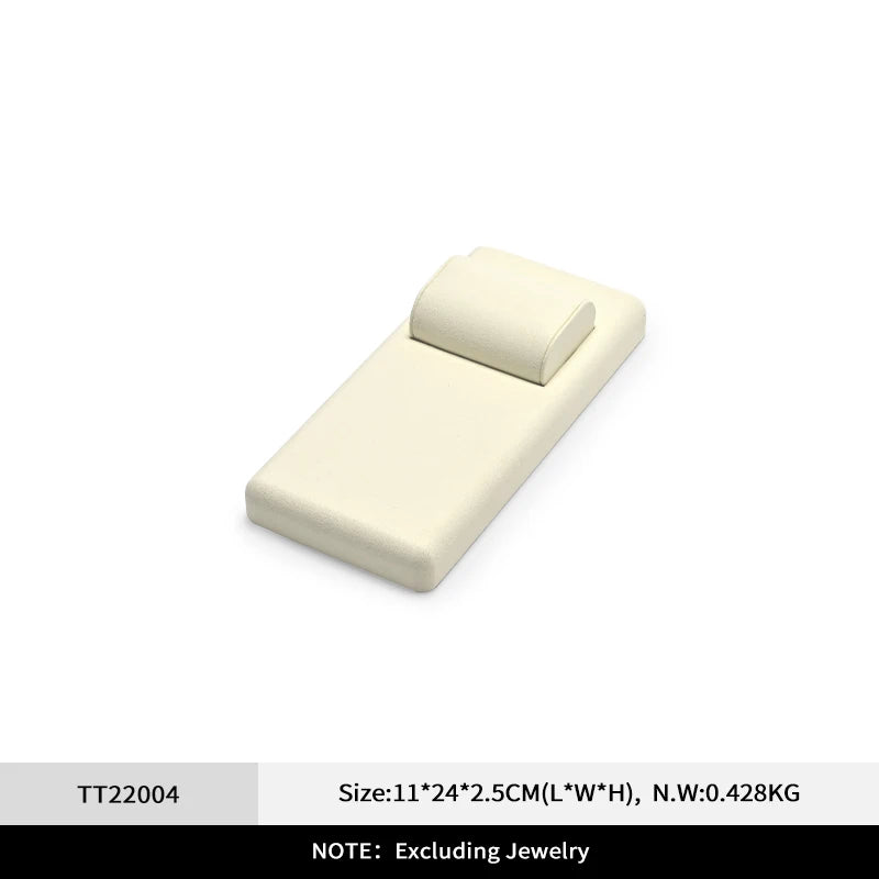 Présentoir Bijoux Daim Beige Multi Supports