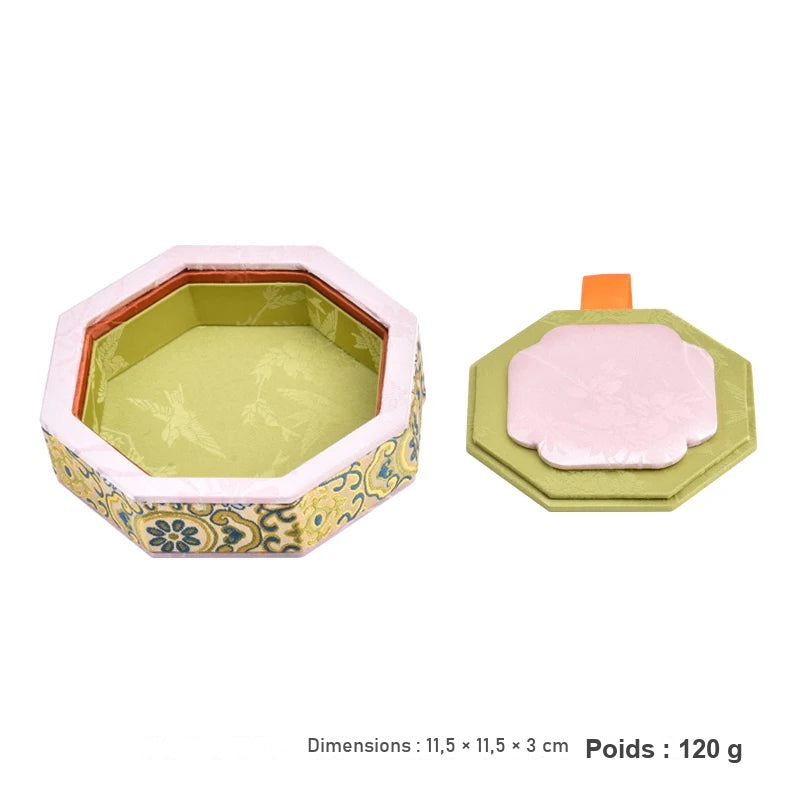 Boîte à bijoux tissu floral – vue 13