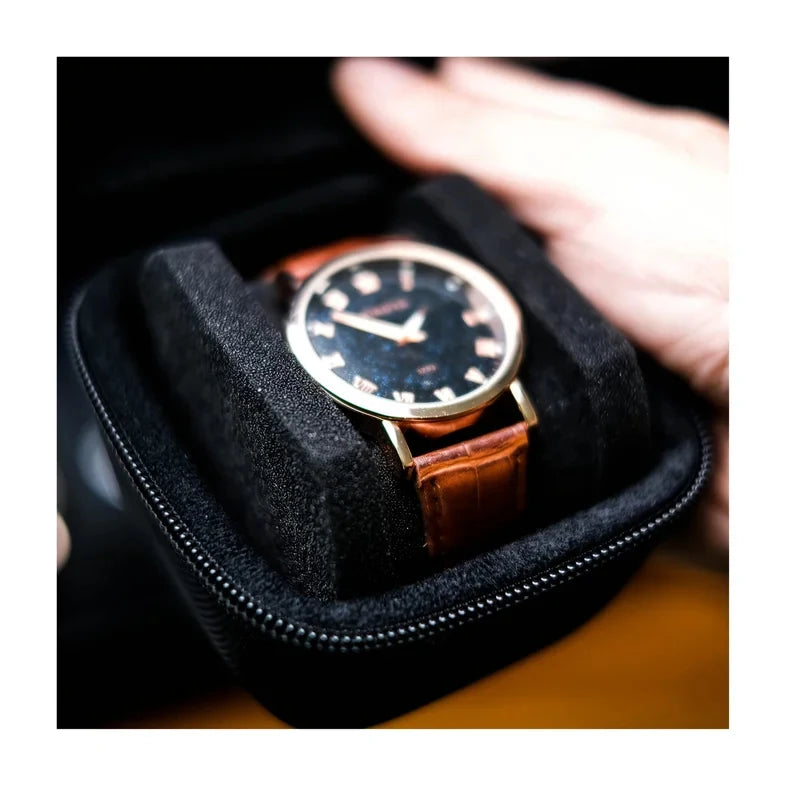Boîte Montre Velours Rigide Protection