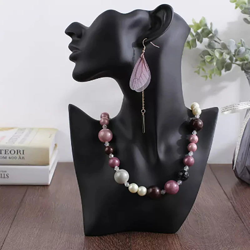 Buste Bijoux Résine Mannequin Pendentif Multi-Coloris