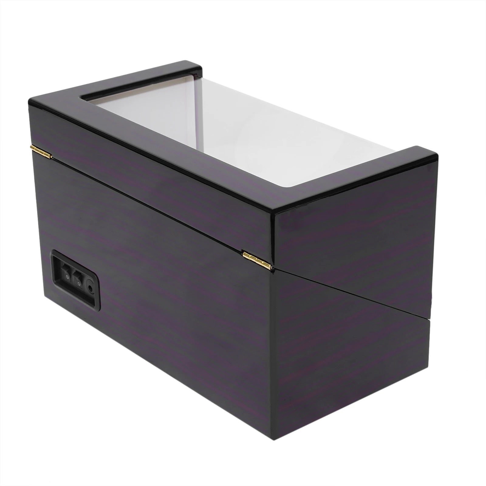 Coffre Fort Montre Bois Remontoir 4 Rotatif Santal