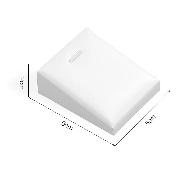 Présentoir Bijoux Cuir Blanc Multifonction