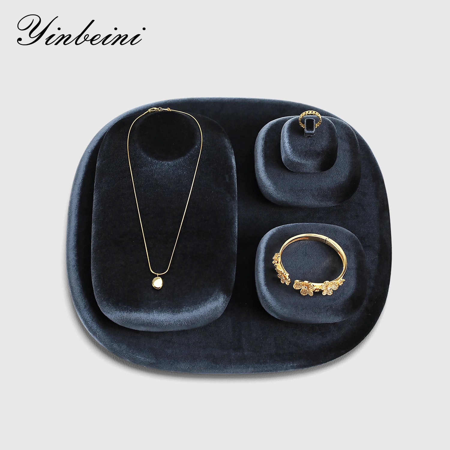 Présentoir Collier Velours Horizontal Pendentif