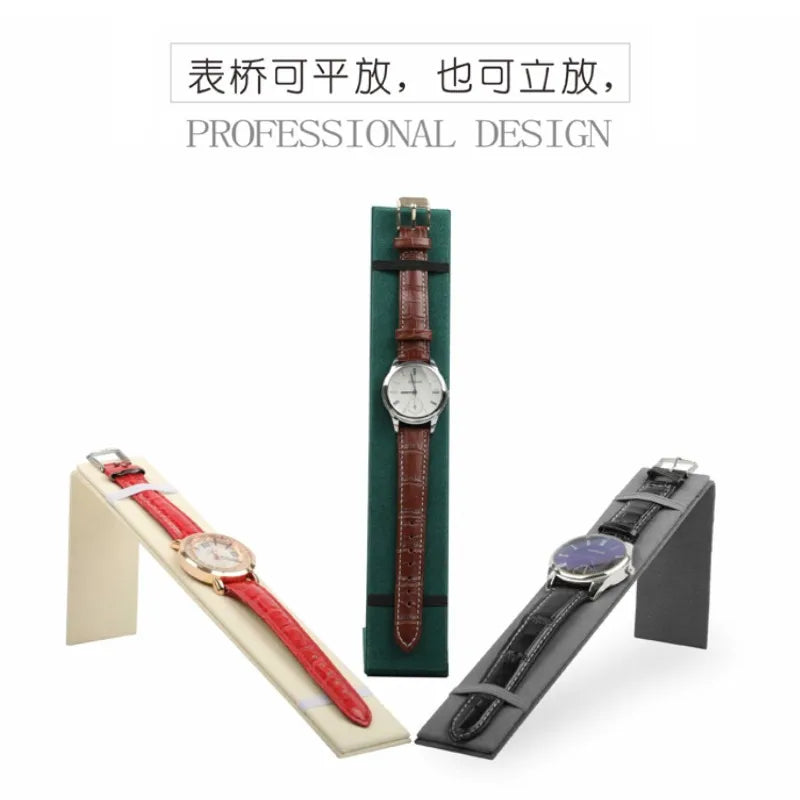 Présentoir Métal Microfibre Montre Fenêtre Créatif Bijoux