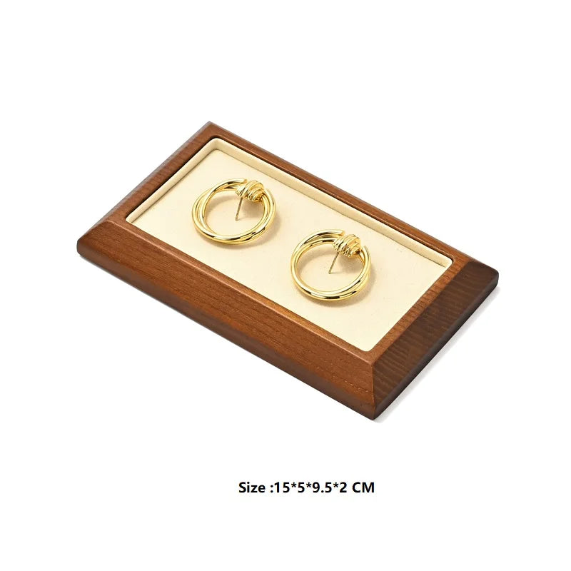 Plateau Bijoux Velours Bague Collier Boutique