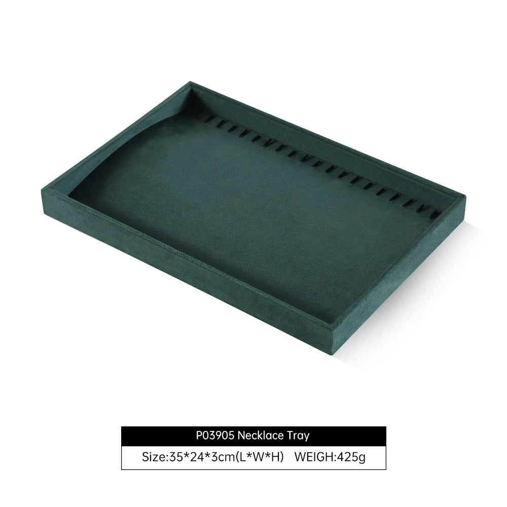 Plateau Bijoux Velours Empilable Tiroir Multi Coloris