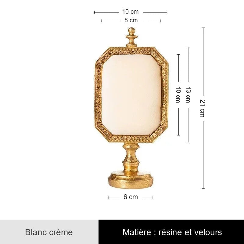 Cadre porte bijoux baroque rose – vue 3