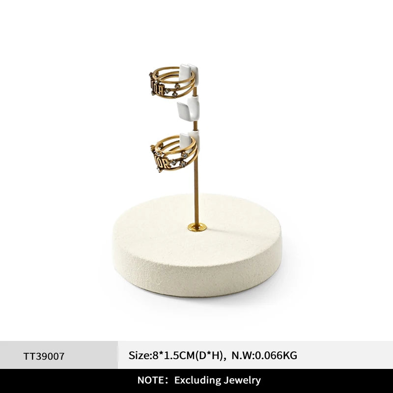 Presentoir Bijoux Beige Vitrine Collier Bague Bracelet