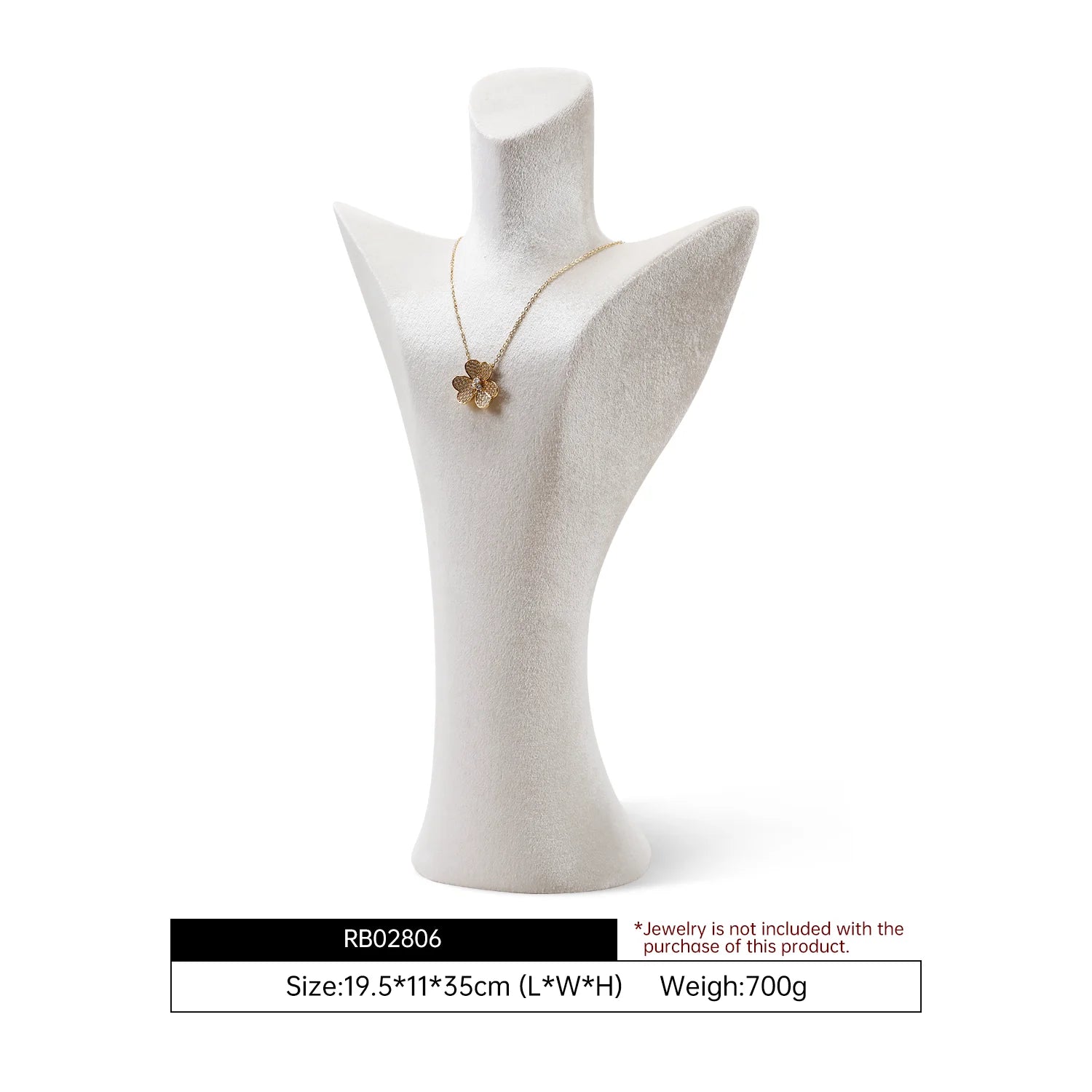 Buste Collier Velours Portrait Premium Comptoir