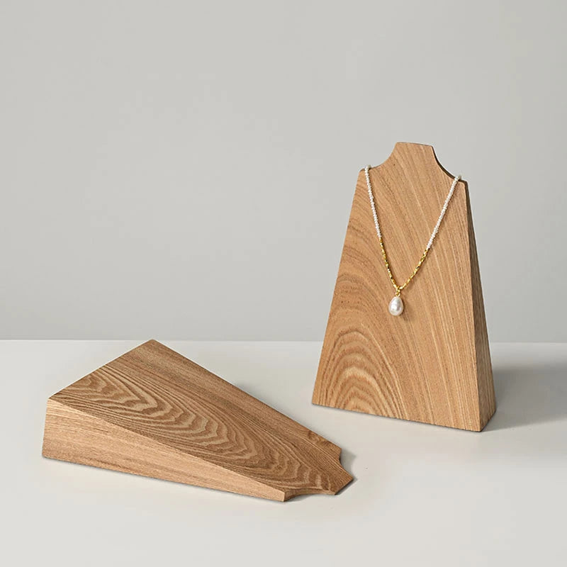 Présentoir Collier Buste Bois