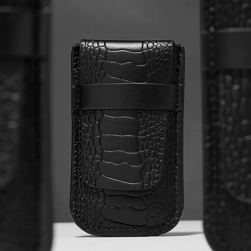 Étui Montre Cuir Voyage Anti-poussière Portable